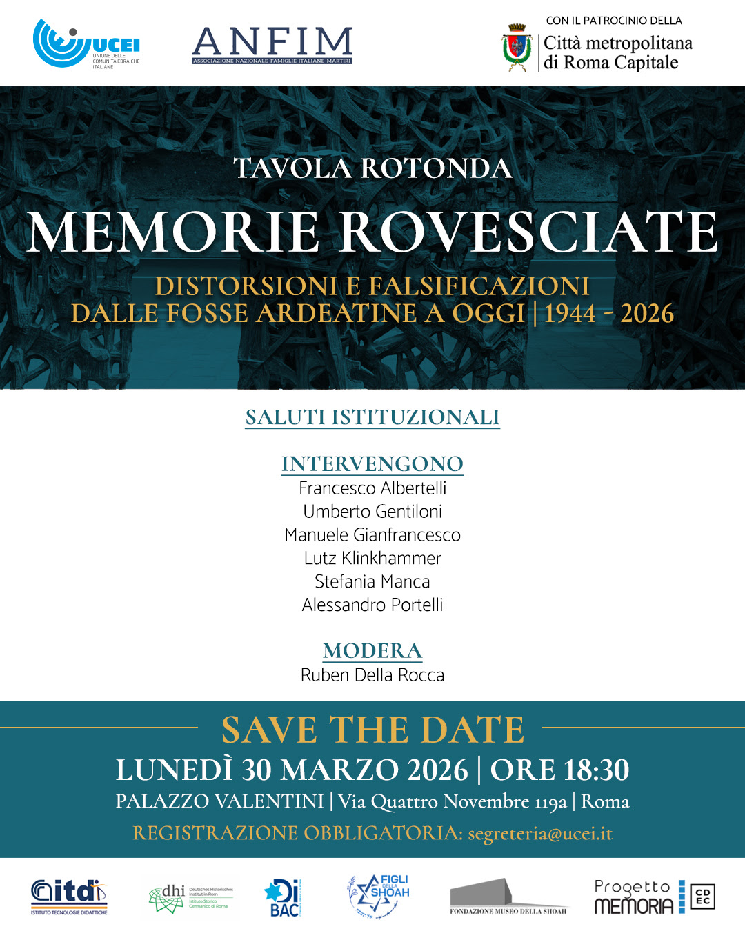 Tavola Rotonda: MEMORIE ROVESCIATE 